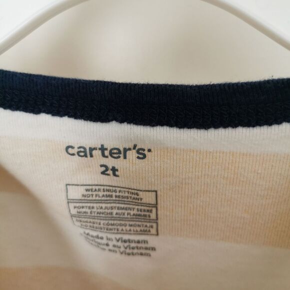 3/$15 Carter's boys sleeper 2t - Picture 4 of 4